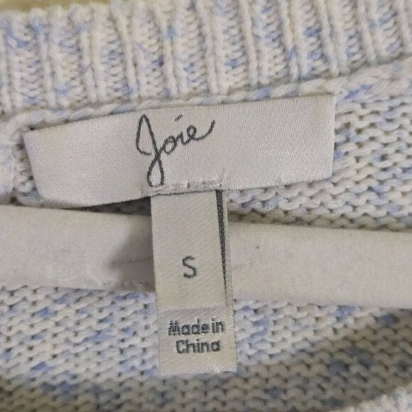 Joie Dessa Silk Cotton Layered Floral Mixed Media Sweater Dress Size S - Picture 9 of 10